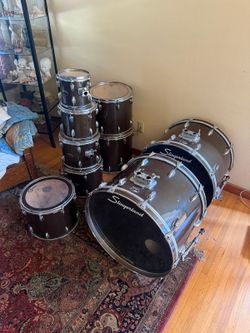 Slingerland double bass drum set Kit