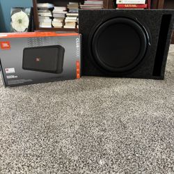 JBL Subwoofer and Amp