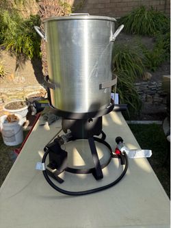 RiverGrille Propane Turkey Fryer with Aluminum Pot