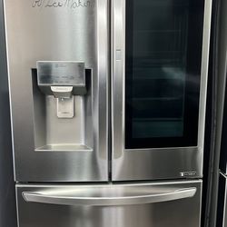 Refrigerator LG 3 French Doors Good Condition working perfect with warranty delivery available 