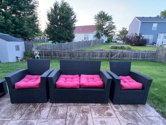 Wicker outdoor set