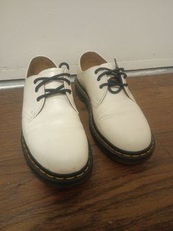 Dr. Martens 1461 Smooth Oxford White Smooth Leather Men’s EU 41 US  8