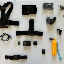 GoPro Hero 8 Black with Accessories & 2 Batteries 