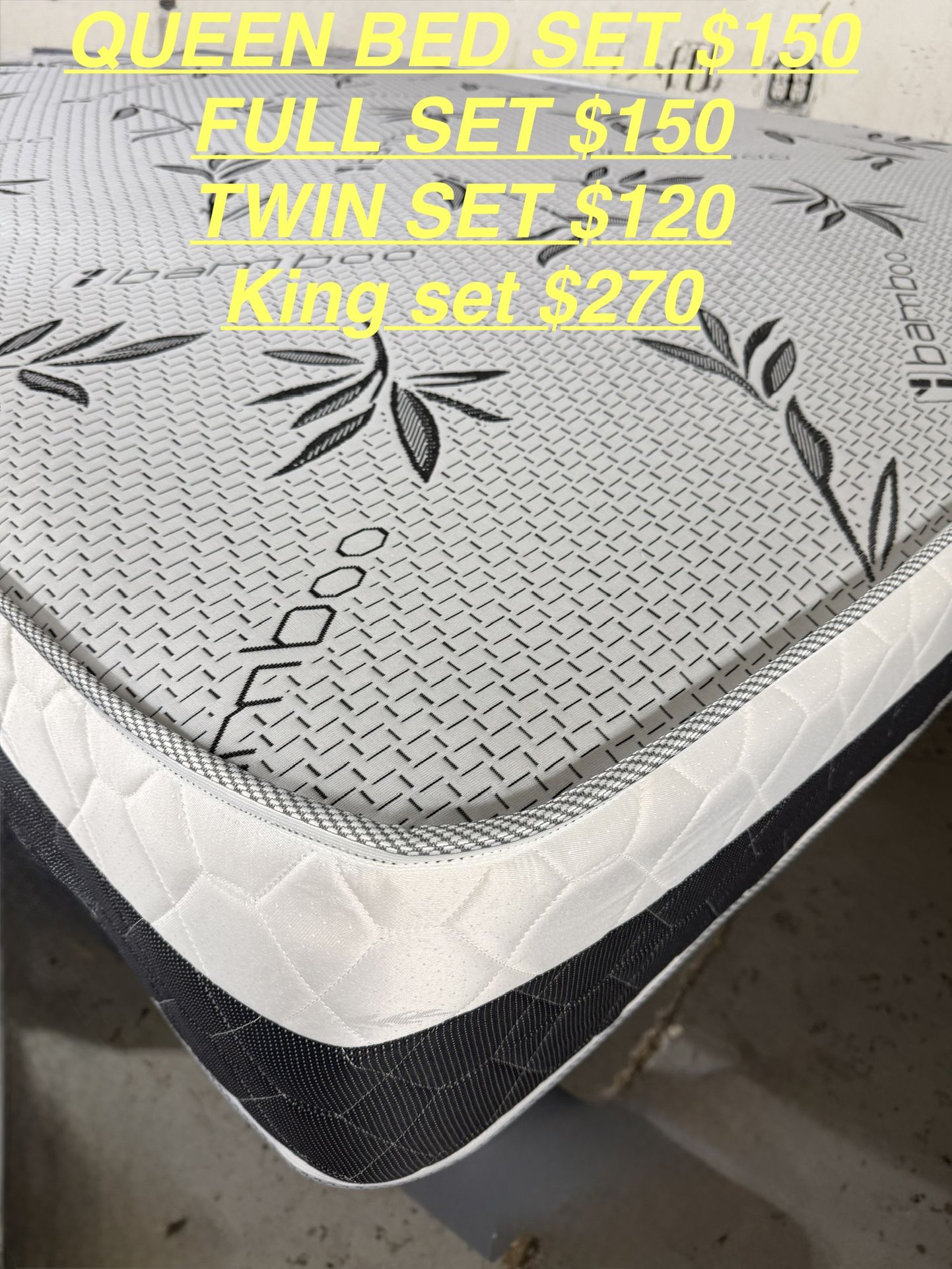 Queen Bed And Box Spring