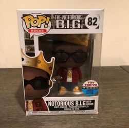 Funko POP! Rocks #82 The Notorious B.I.G. With Crown Toy Tokyo NYCC 2018