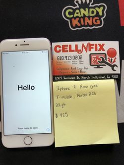 Iphone 7 rose gold 32gb t-mobile metro pcs at&t