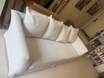 86 inches Mitchell gold… off white couch make an offer