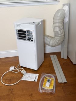 Brand New 10000 BTU Portable Air Conditioner, 4-in-1 Cools 450 Sq.Ft, Quiet AC with Fan & Dehumidifier, LED Display, Remote, 24H Timer SKU486