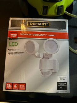 180° White Motion Sensing Security Light