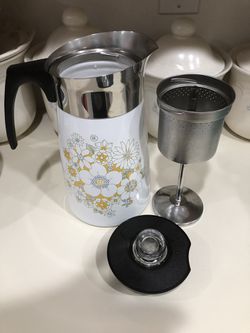 Corningware, Kitchen, 9 Cup Corning Ware Coffee Percolator