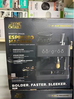 Thyme and table espresso coffee machine