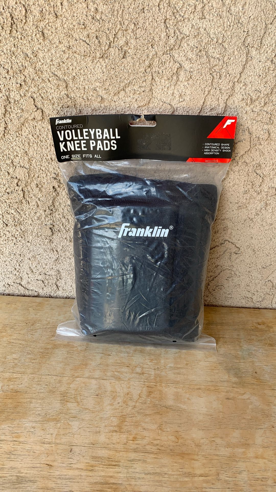 FRANKLIN VOLLEYBALL KNEE PADS COLOR BLACK ONE SIZE FITS MOST