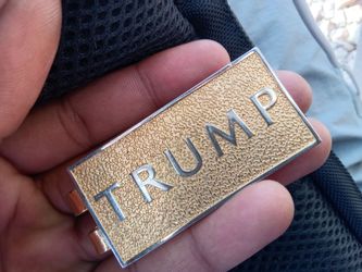 Gold plated  Trump money clip