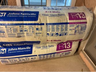 2x4 fiber glass batts R13