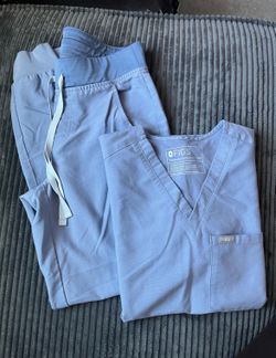 Figs Scrubs XS Vapor Blue