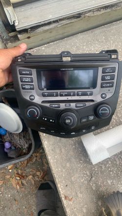 2003 to 2007 Honda Accord radio