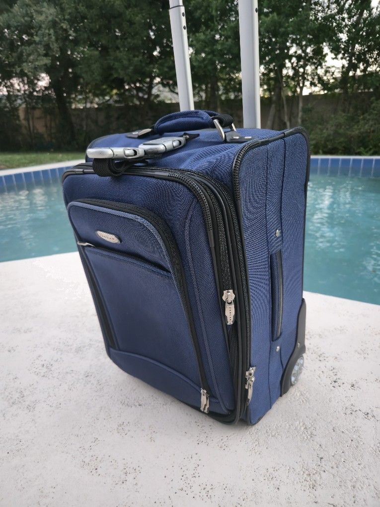 Luggage Suitcase Jaguar Carry On Rolling Luggage Check In Wheeled Suitcase Blue