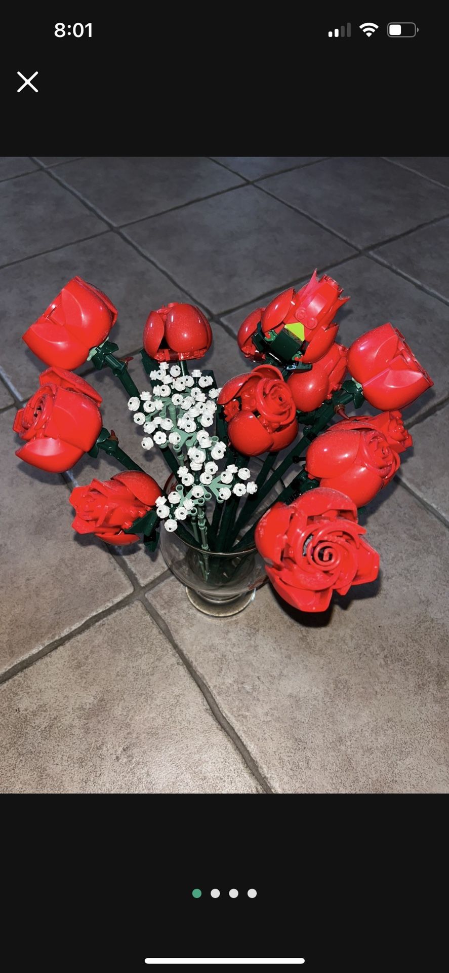 Lego Bouquet of Dozen Roses - Only 20.00 Dollars 