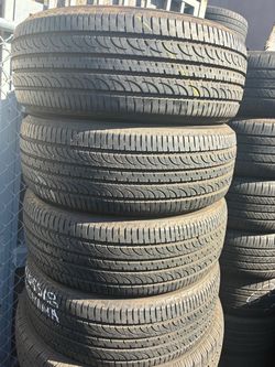 225/55r18 Yokohama tires con 90% de Vida las 4