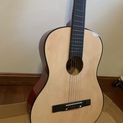 38” Natural Acoustic Guitar Set, Bridgecraft 