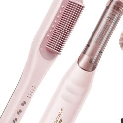 Wavytalk Pro Steam Hair Straightener Brush, Steamline Pro 3 in 1 Straightening Brush, Retail  $100+