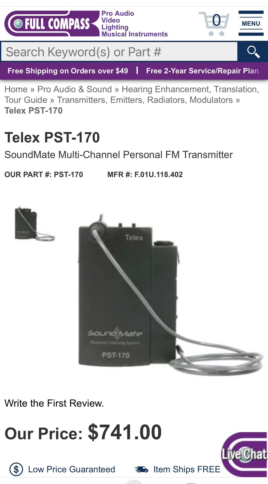 TELEX PST-170