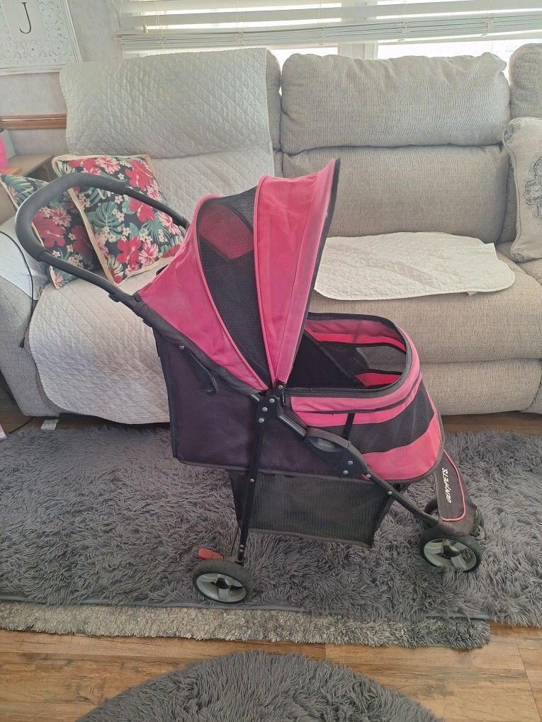 Pet Stroller And Dog Crate