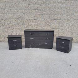 Gray Matte Bedroom Dresser Set!