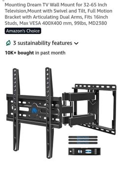 Full motion tv wall mount
