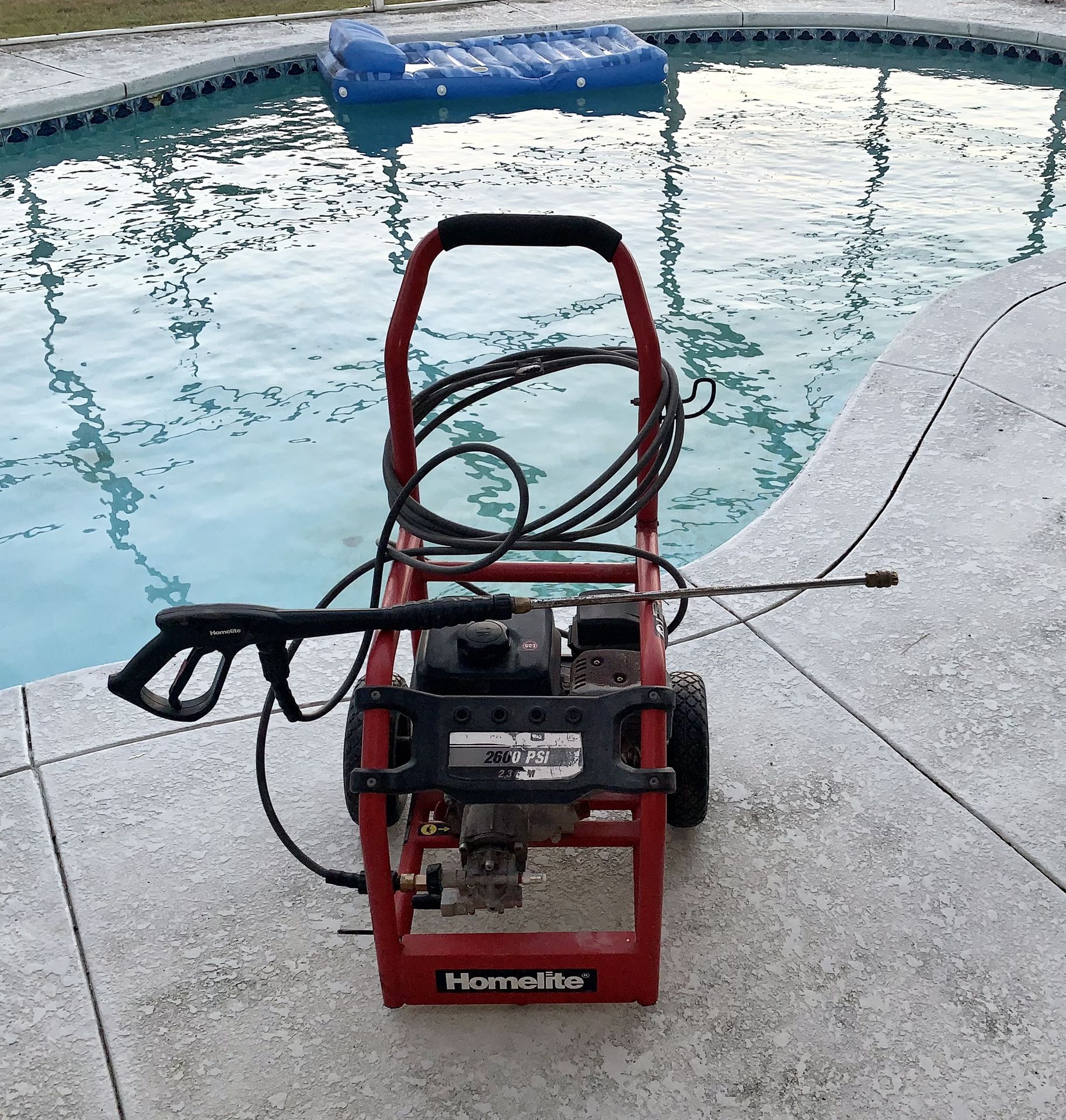 HONDA 2600psi Pressure Washer Frame by Homelite 179cc HONDA ENGINE Runs