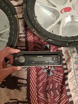 2 15-inch Kicker subwoofers and Kenwood stereo