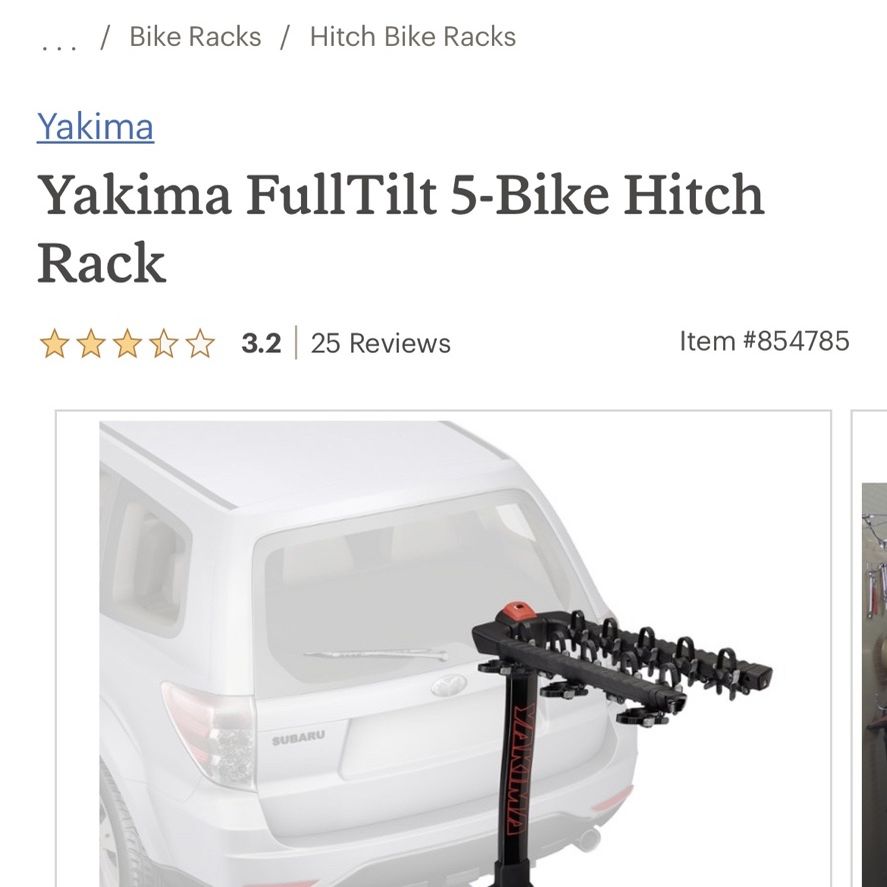 Yakima Bike Hitch Rack Full Tilt for Sale in Seattle, WA OfferUp