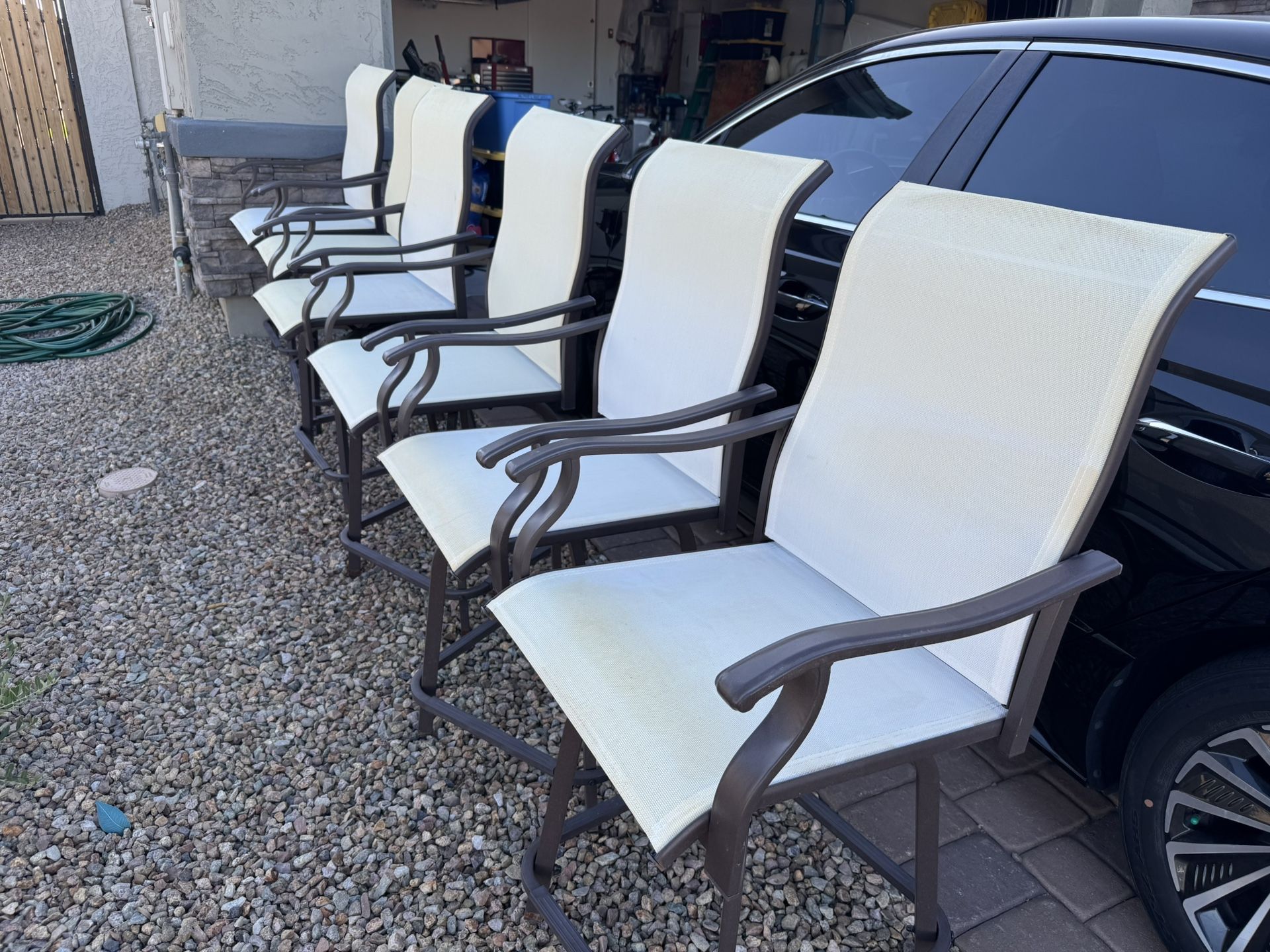 White Bar Stools