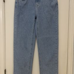 Levi’s Girls Light Blue Denizen 1990s Loose Straight Leg Size 2 Waist 26 Jeans