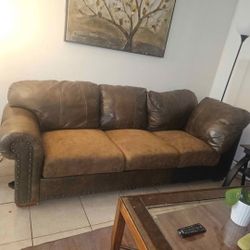 L shape Leather Sofa