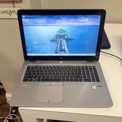 HP 15” Touch Screen Laptop EliteBook 850 G4 2.6ghz Core i5-7300U 8gb RAM 256gb SSD Windows 11 Pro 