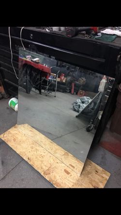 Used 1/8” mirror with safety back