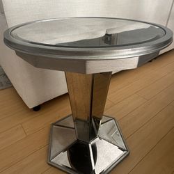 Mirrored Side Table