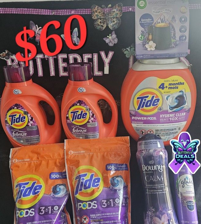 Tide 107ct Pods Bundle $60