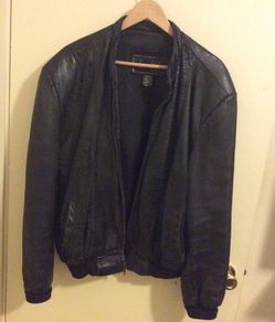 Men leather jacket