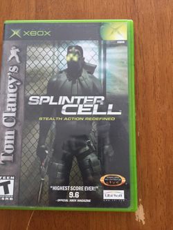 XBOX SPLINTER CELL STEALTH ACTION REDEFINED.