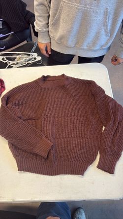 women’s brown sweater size small/medium
