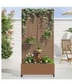 Garden Planter / Privacy Screen with Trellis