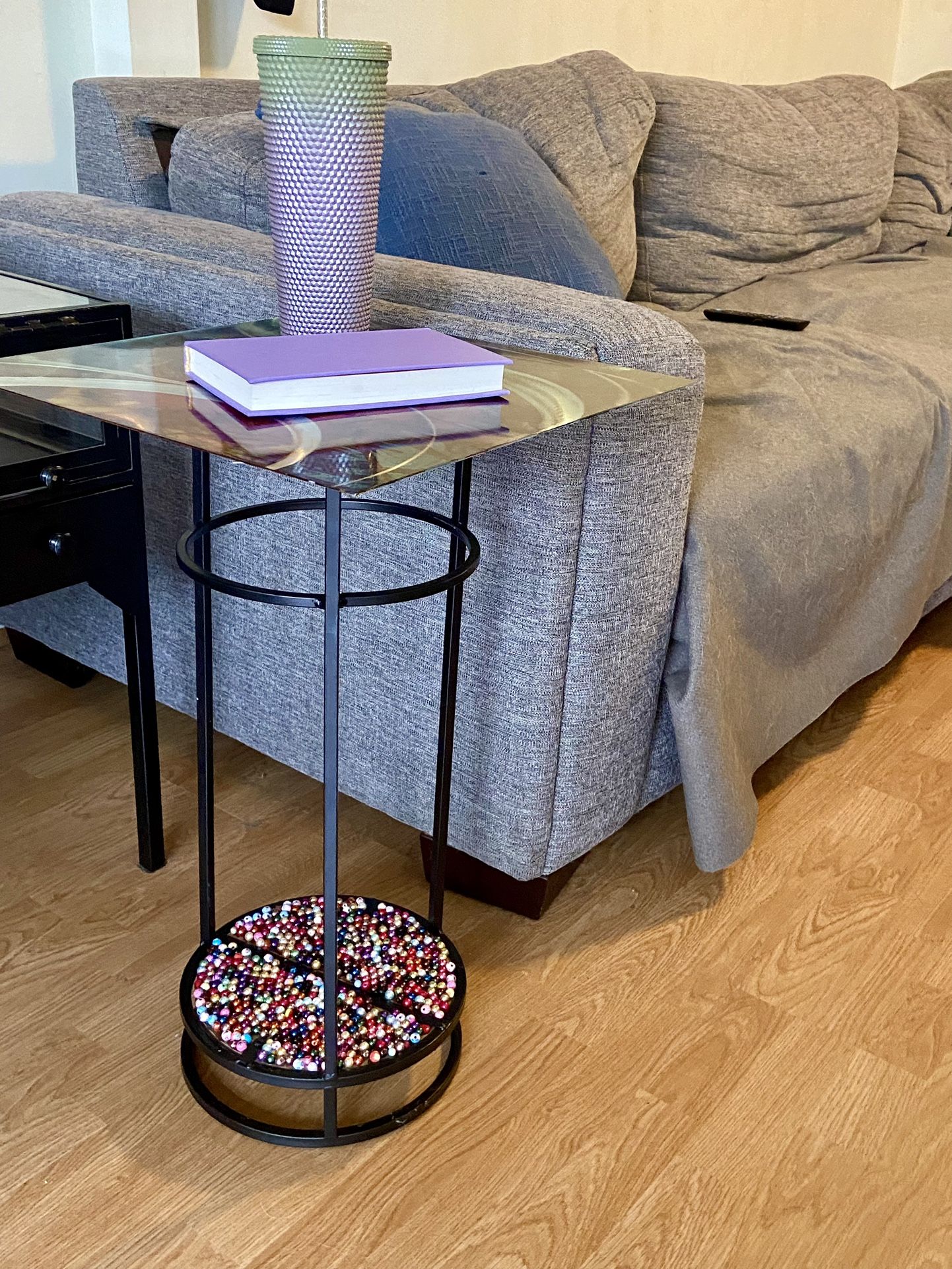 Hand Crafted Artsy End Table