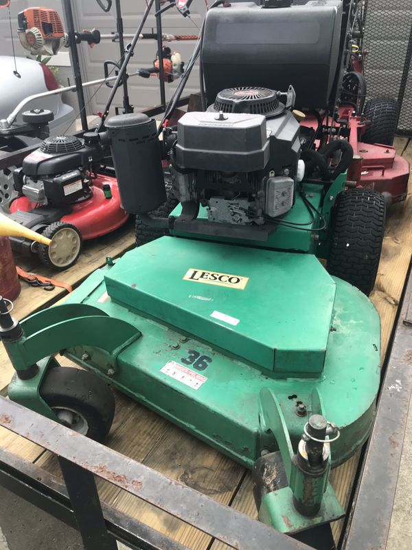 Lesco 36 inch walk behind mower . for Sale in Apopka, FL OfferUp