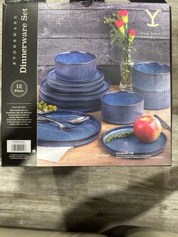 Yellowstone John Dutton 12-Piece Stoneware Dinnerware Set