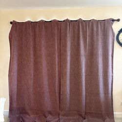 Curtains, Width- 48 inch. Length - 94 inch.