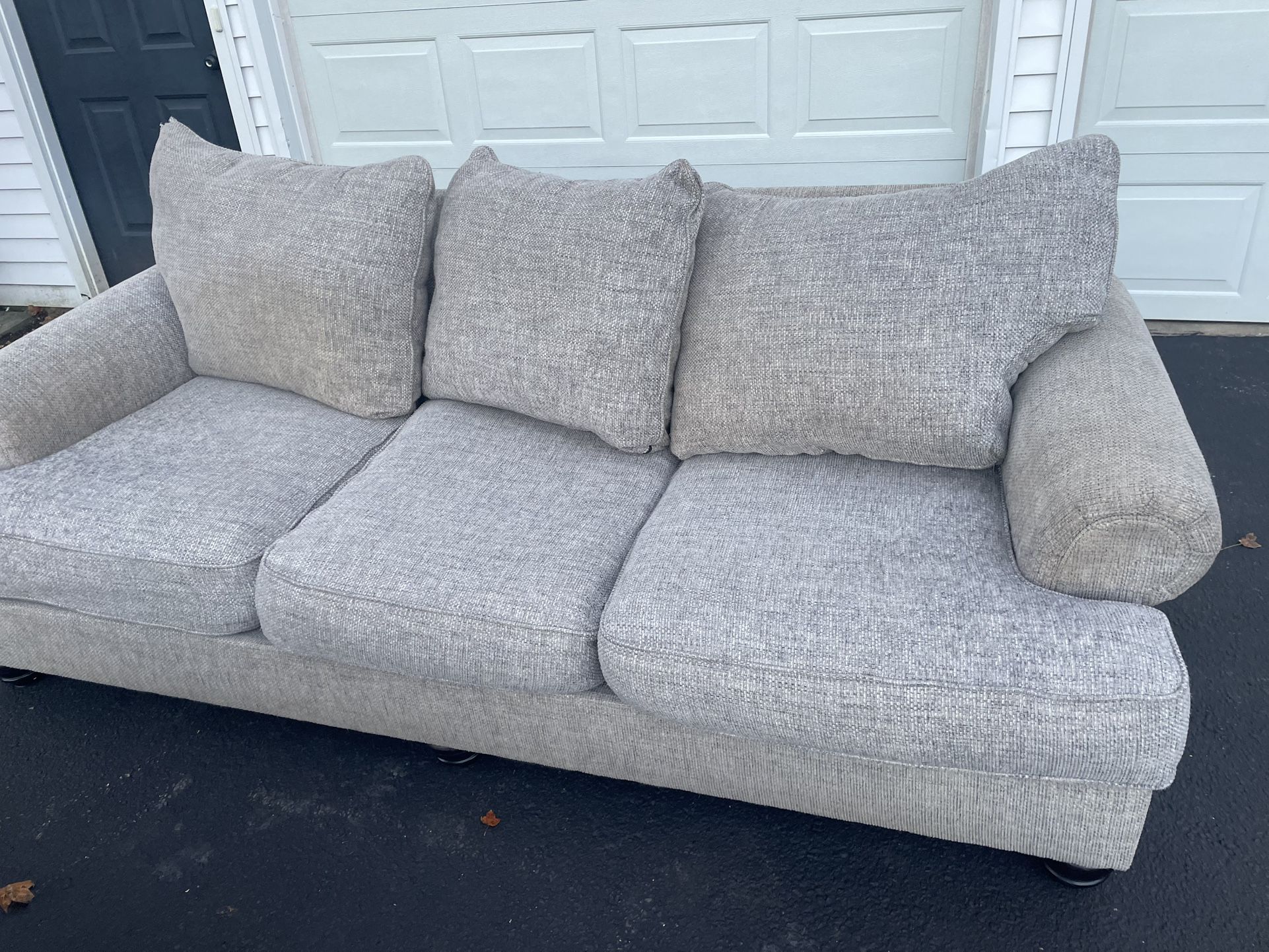 Free Couch, Chair And A Half With Ottoman