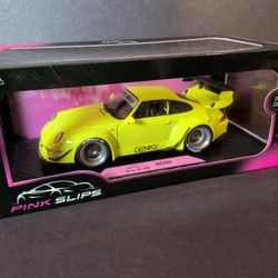 Jada Toys Pink Slips 1:18 RWB Genki Porsche Lime Green 