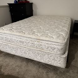 Free Queen Size Mattress, Box Spring & Frame